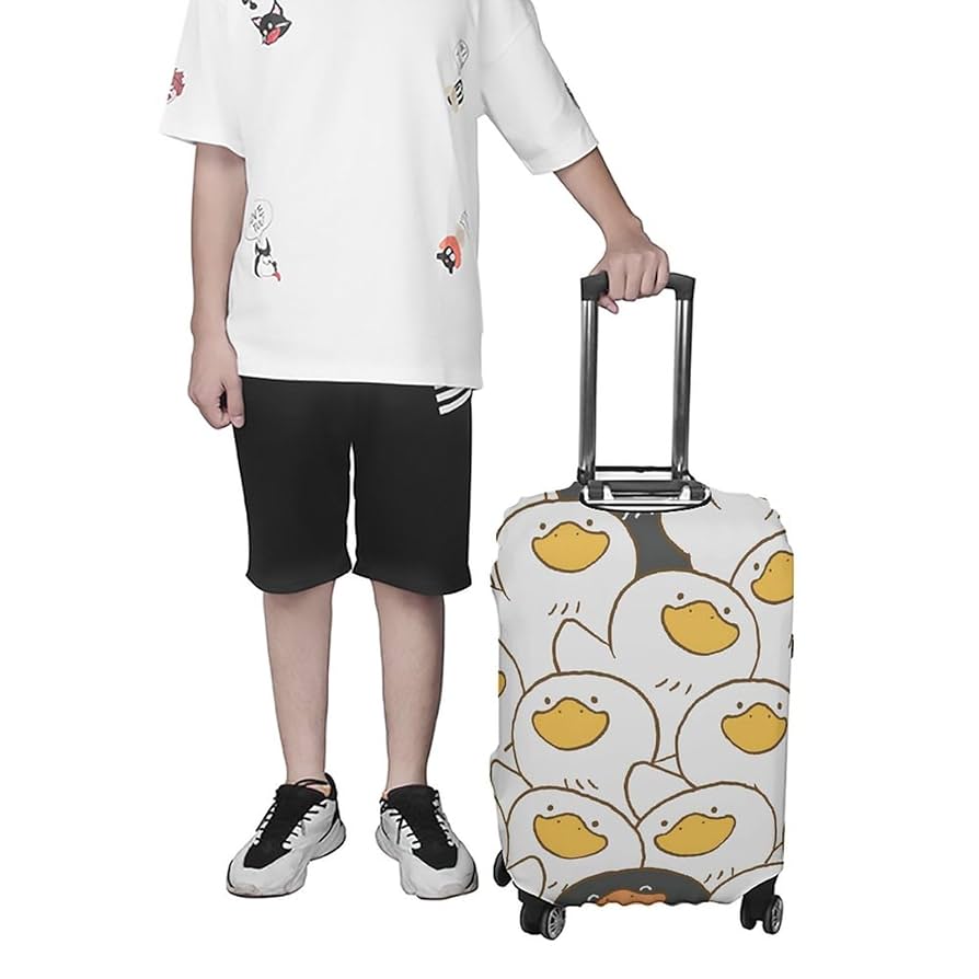 綿菓子.com CB用トラベルケース(カバー) Amazon.co.jp: 面白い アヒル スーツケースカバー キャリー